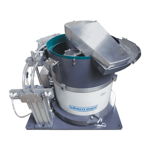 The spring-separation vibratory bowl feeder is customizable, specializing in separating and uniformly outputting coiled springs.